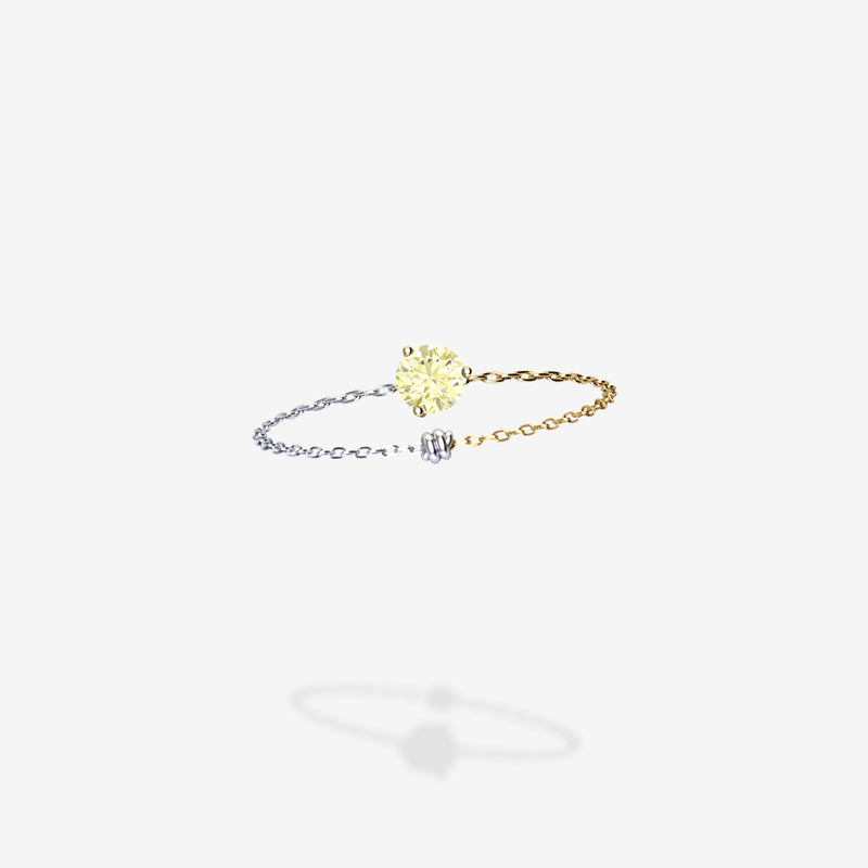 Cattina Ring - Canary Diamond