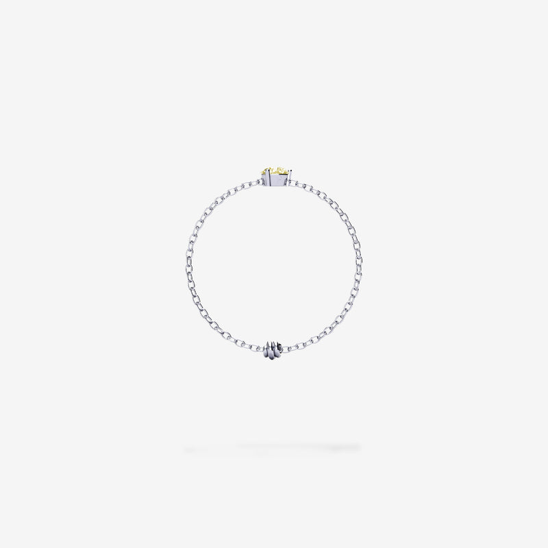 Cattina Ring - Canary Diamond