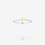 18K White Gold-Round