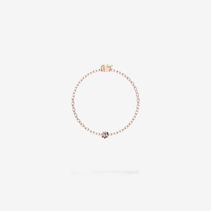 Cattina Ring - Canary Diamond