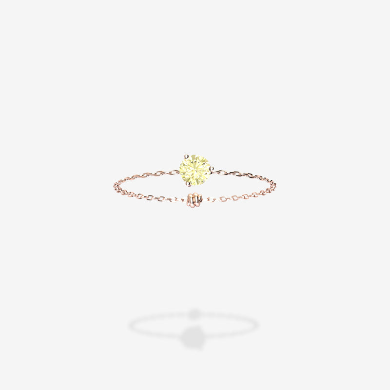 18K Rose Gold-Round