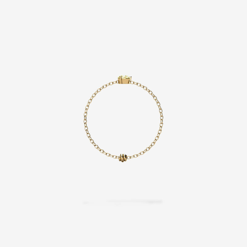 Cattina Ring - Canary Diamond
