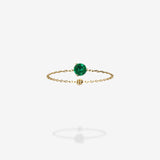 18K Yellow Gold-Round