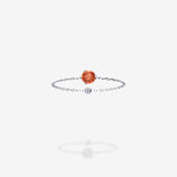 18K White Gold-Round
