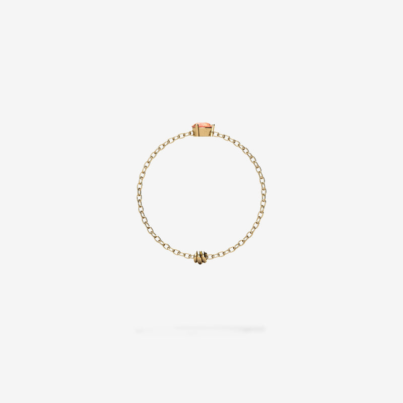 Cattina Ring - Orange Sapphire
