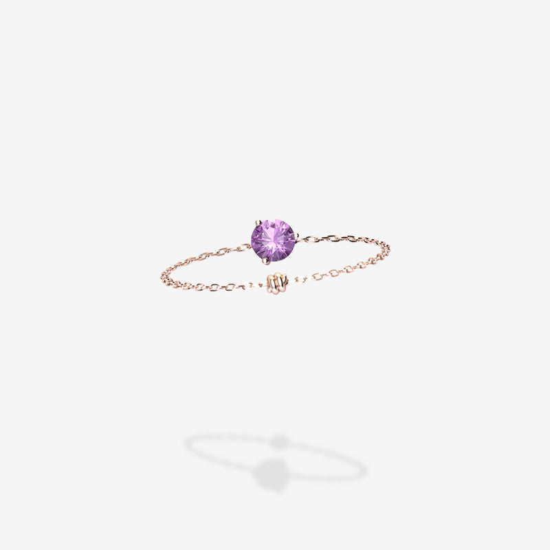 Cattina Ring - Purple Sapphire