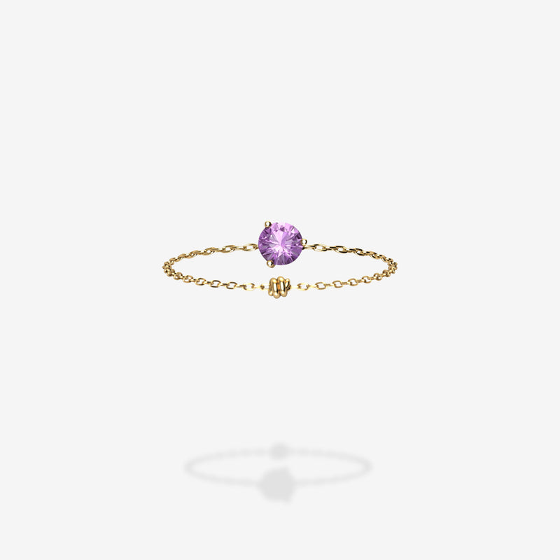 18K Yellow Gold-Round