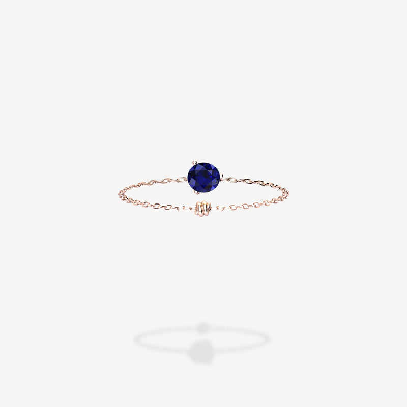 18K Rose Gold-Round