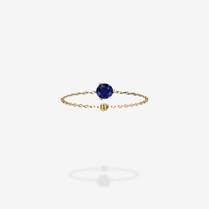 18K Yellow Gold-Round
