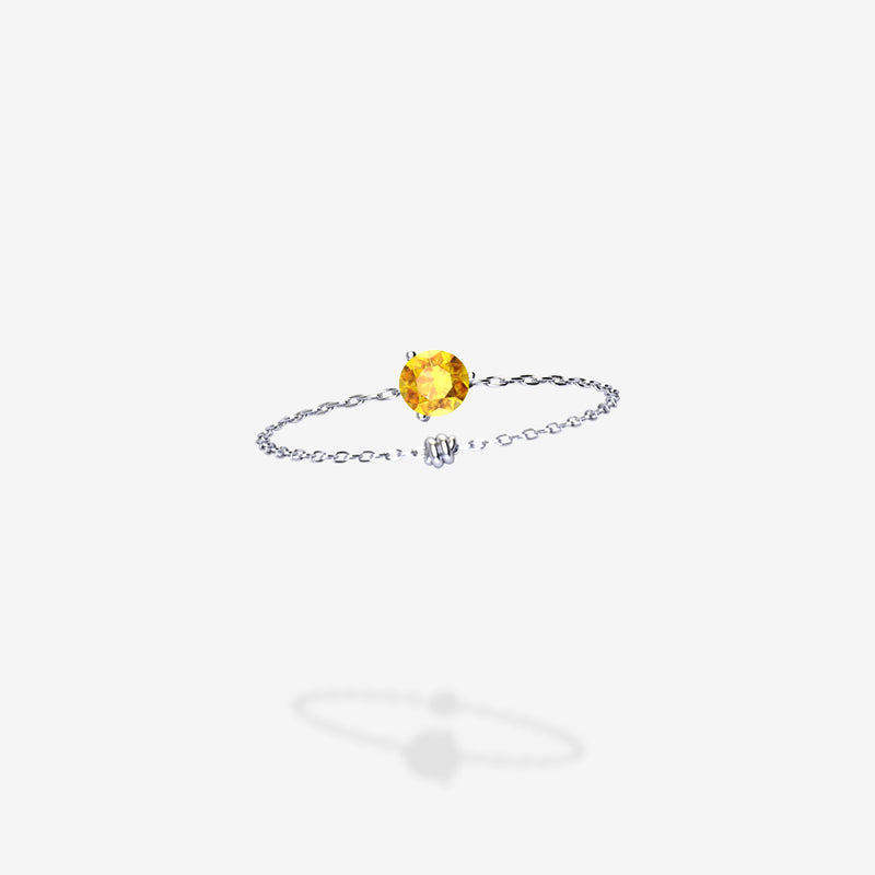 Cattina Ring - Yellow Sapphire