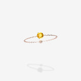 Cattina Ring - Yellow Sapphire
