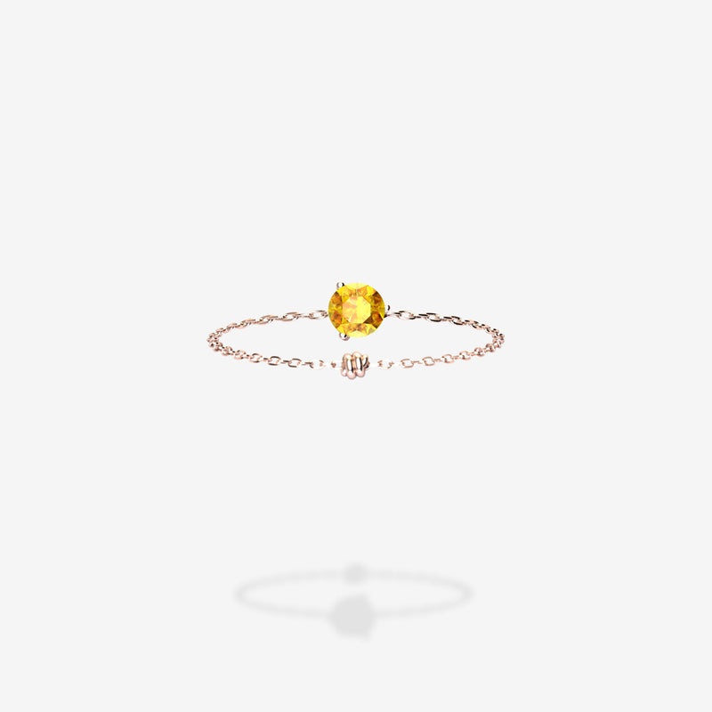 18K Rose Gold-Round