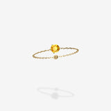 Cattina Ring - Yellow Sapphire