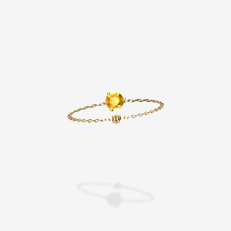 Cattina Ring - Yellow Sapphire