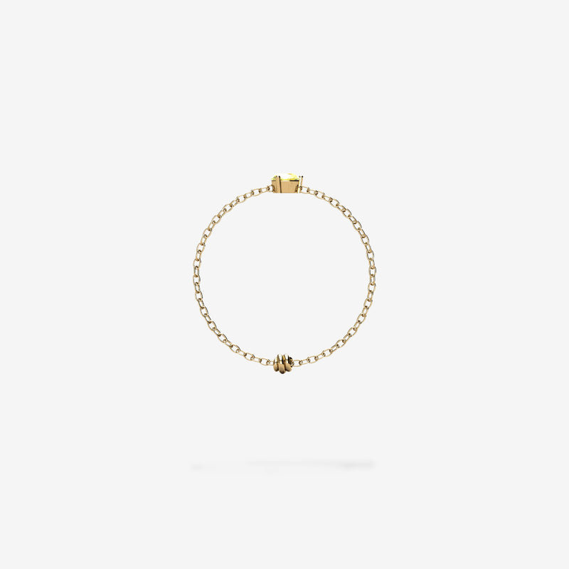Cattina Ring - Yellow Sapphire