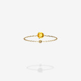 18K Yellow Gold-Round