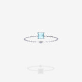 18K White Gold-Princess
