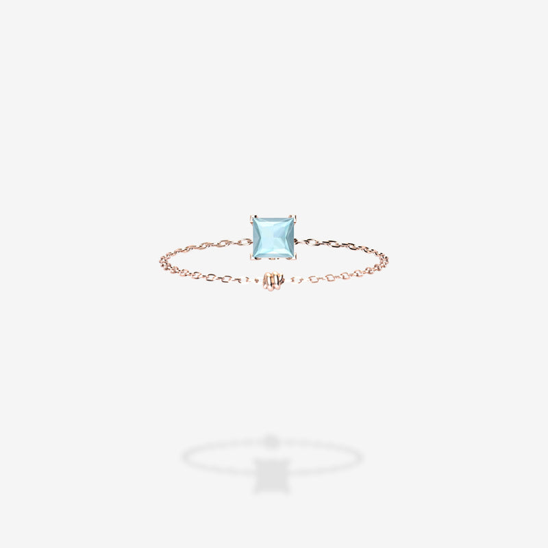 18K Rose Gold-Princess