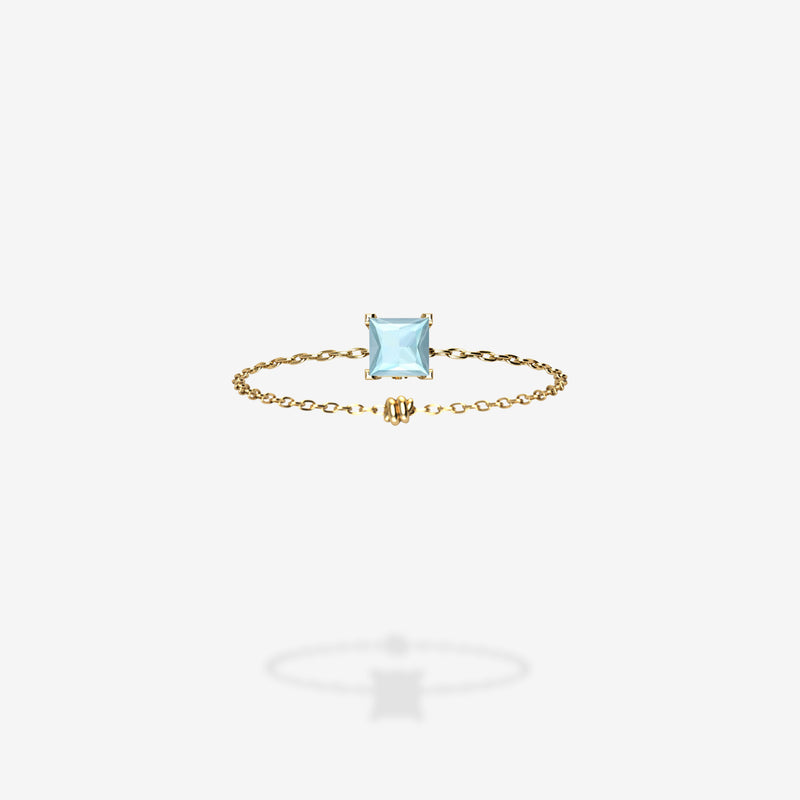 18K Yellow Gold-Princess