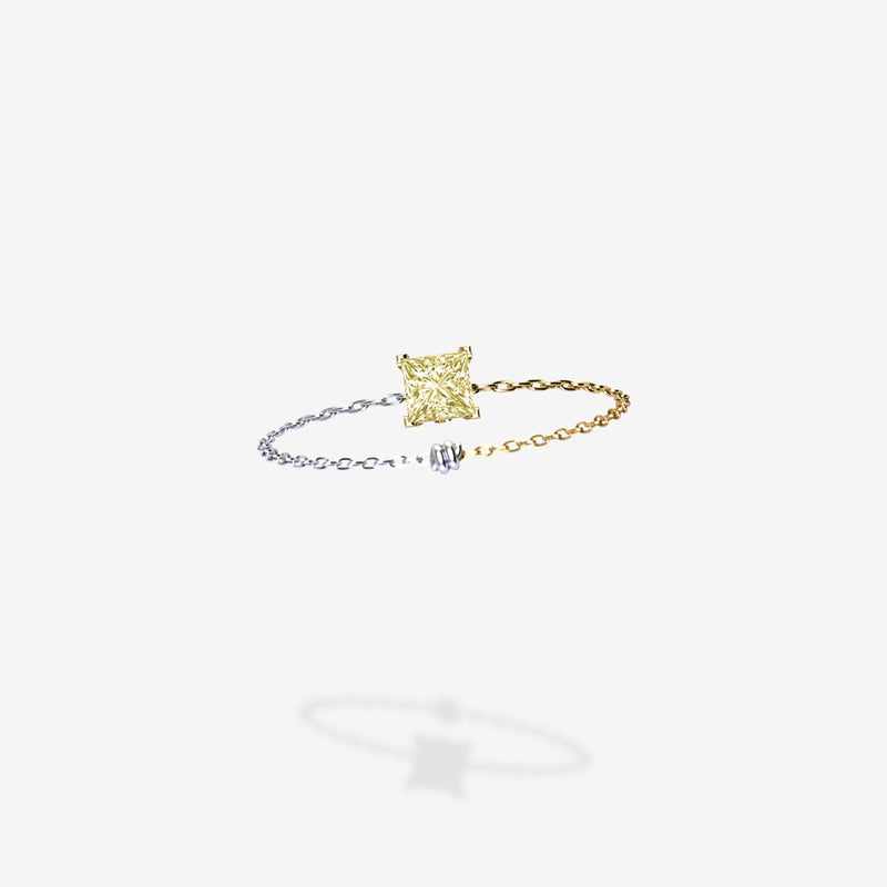 Cattina Ring - Canary Diamond