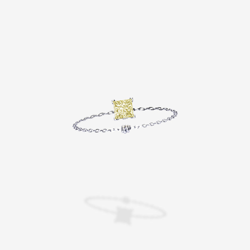 Cattina Ring - Canary Diamond