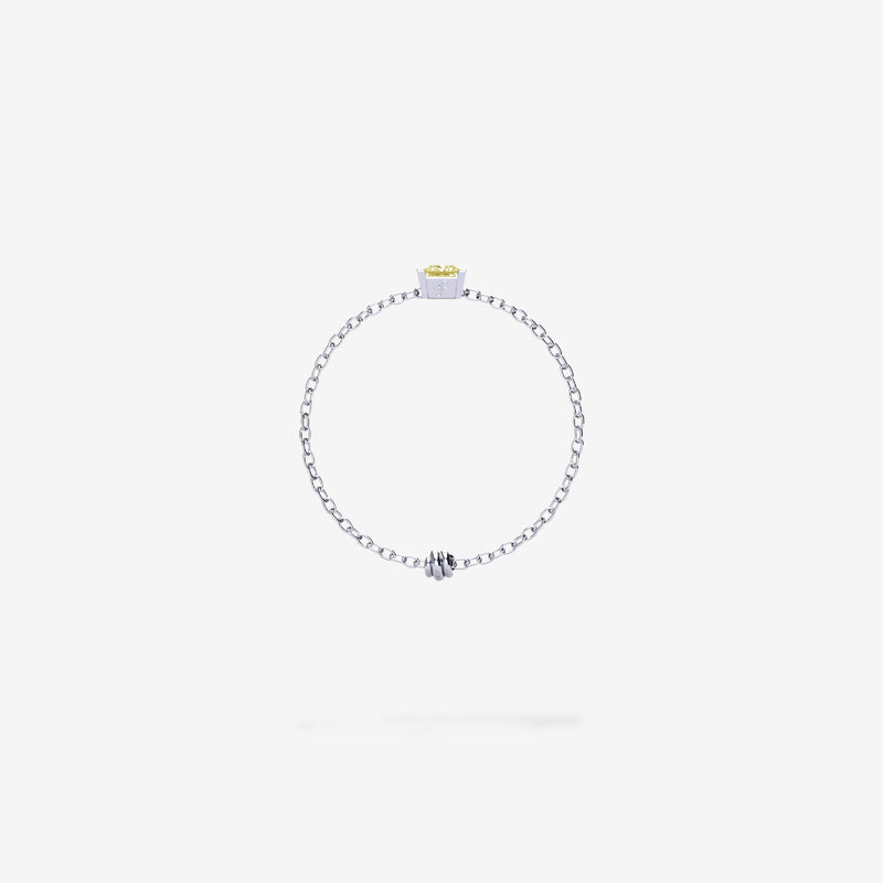 Cattina Ring - Canary Diamond