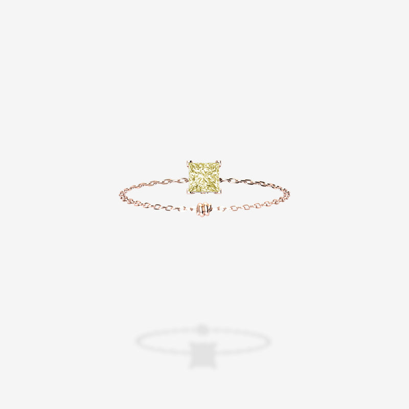 18K Rose Gold-Princess