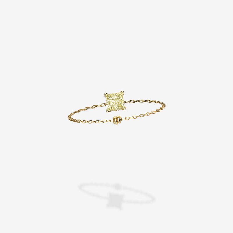 Cattina Ring - Canary Diamond
