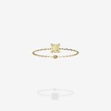 18K Yellow Gold-Princess