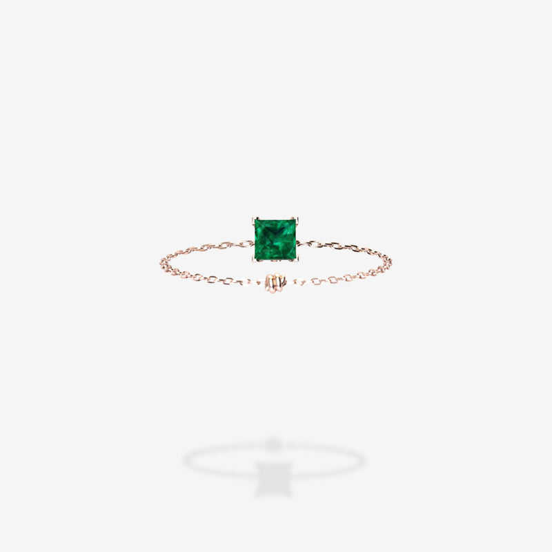 18K Rose Gold-Princess