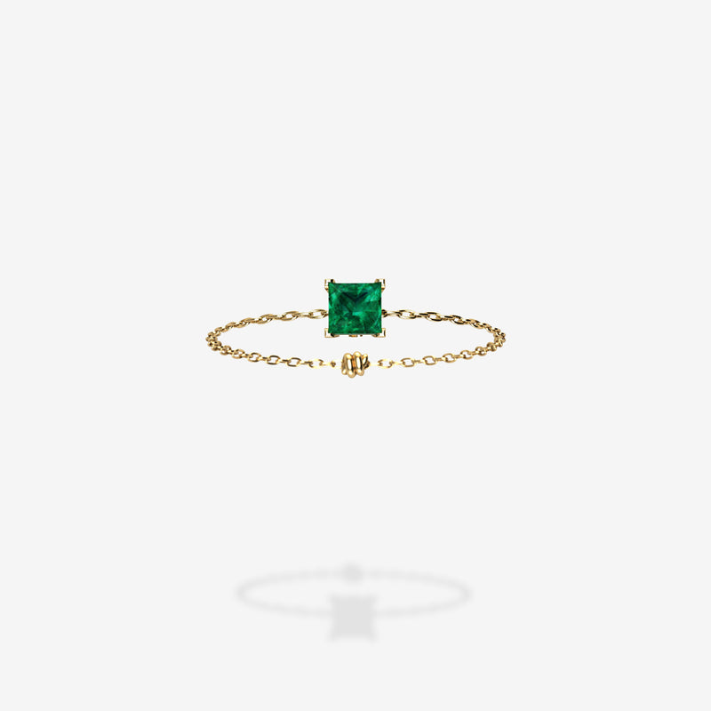 18K Yellow Gold-Princess