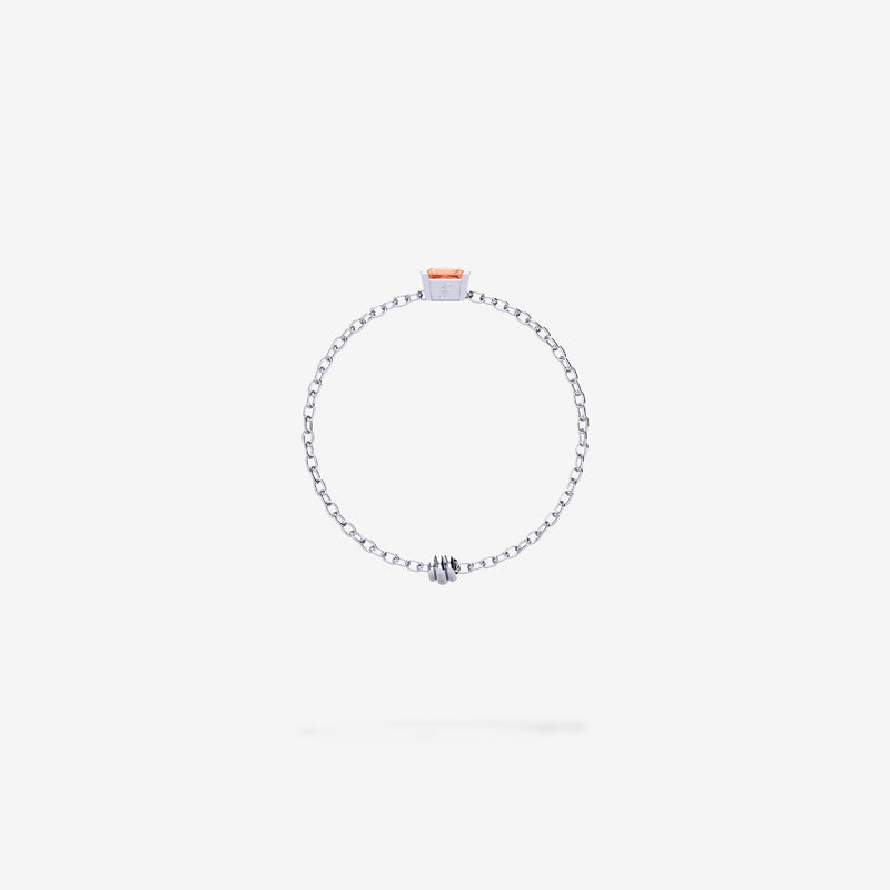Cattina Ring - Orange Sapphire