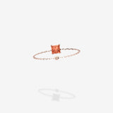 Cattina Ring - Orange Sapphire