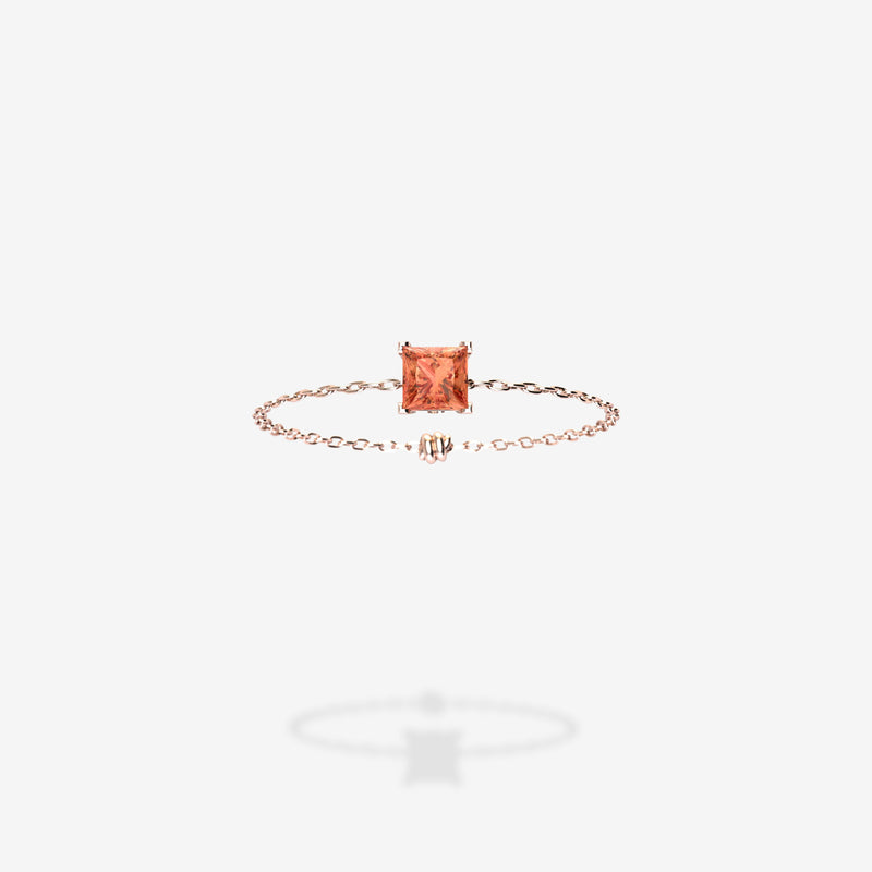 18K Rose Gold-Princess