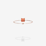 18K Rose Gold-Princess