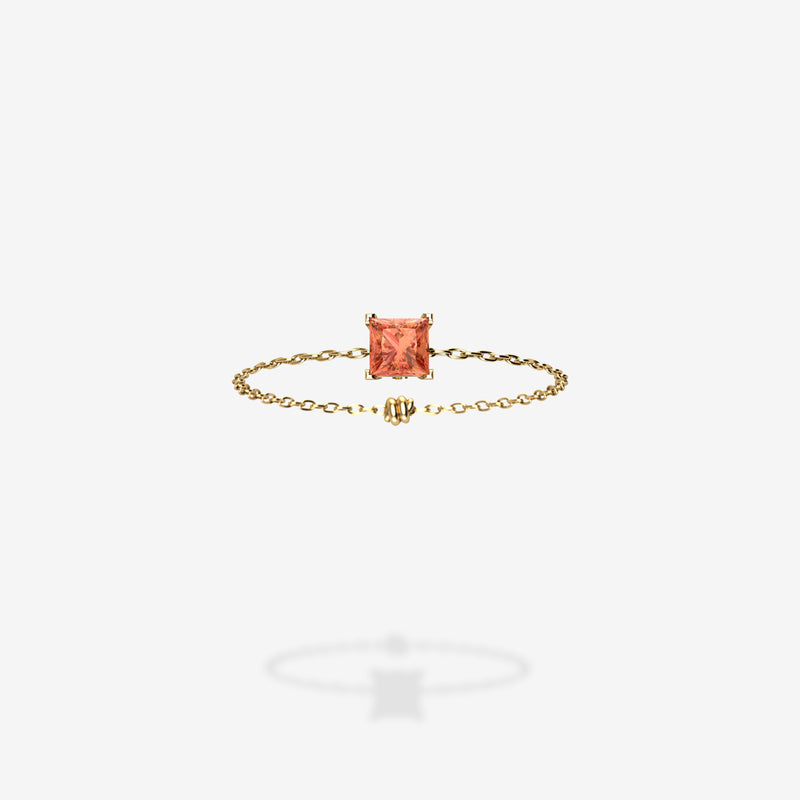 18K Yellow Gold-Princess