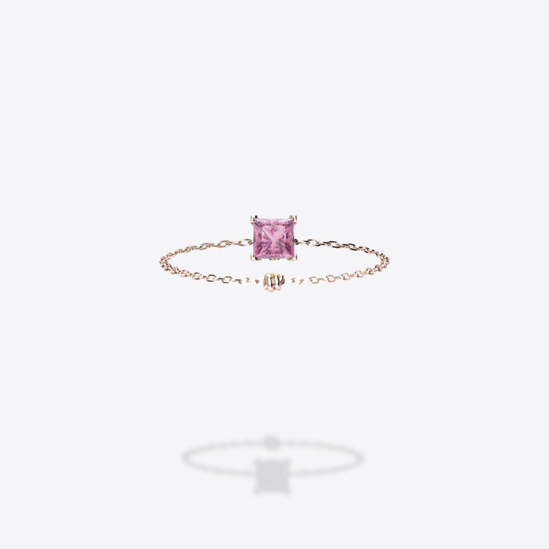 18K Rose Gold-Princess