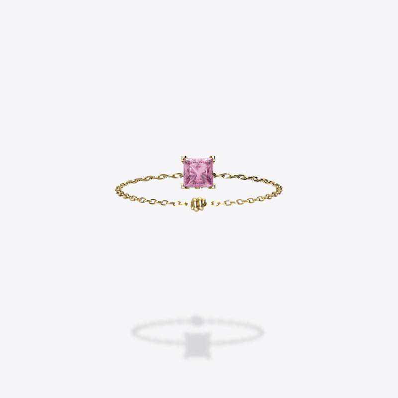 18K Yellow Gold-Princess