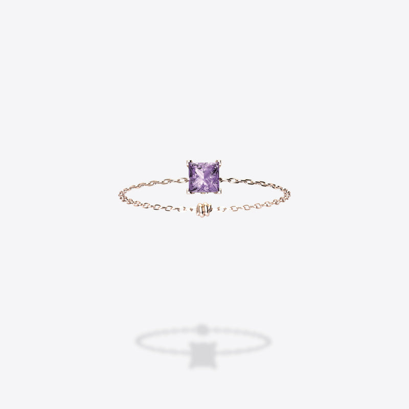 18K Rose Gold-Princess