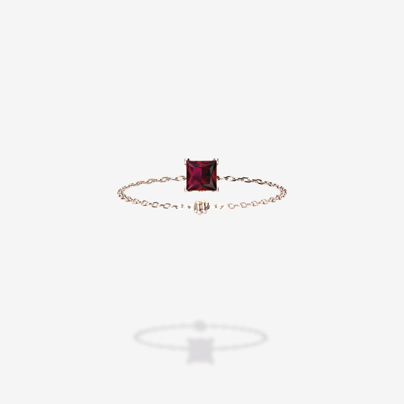 18K Rose Gold-Princess