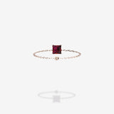 18K Rose Gold-Princess