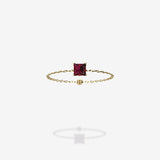 18K Yellow Gold-Princess
