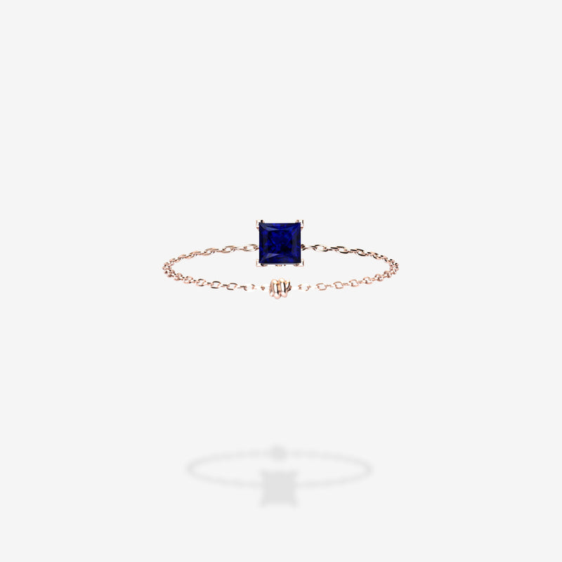18K Rose Gold-Princess