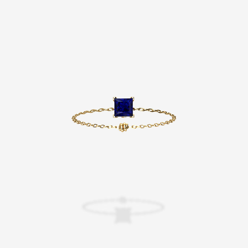 18K Yellow Gold-Princess