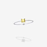 Cattina Ring - Yellow Sapphire