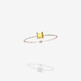 Cattina Ring - Yellow Sapphire