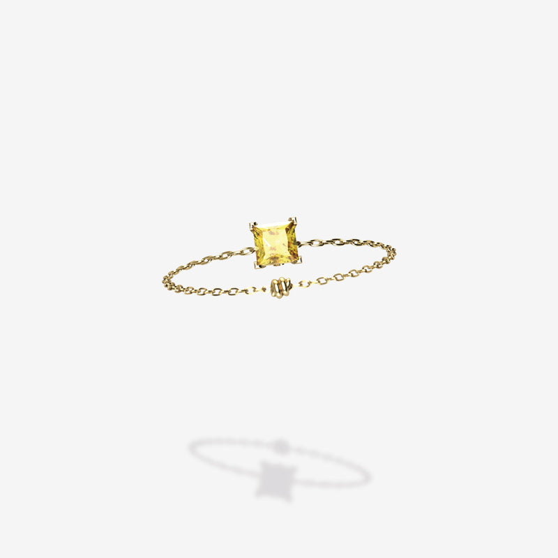 Cattina Ring - Yellow Sapphire