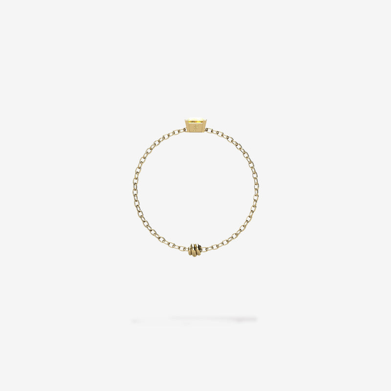 Cattina Ring - Yellow Sapphire