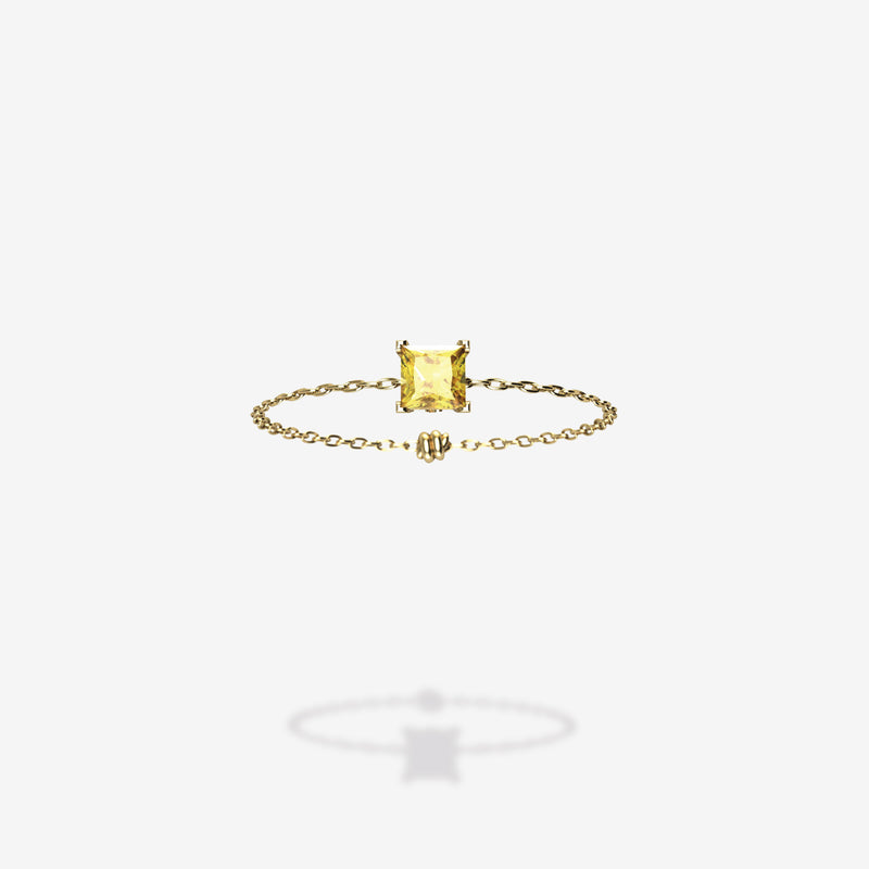 18K Yellow Gold-Princess
