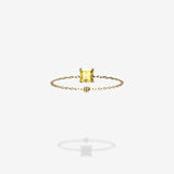18K Yellow Gold-Princess
